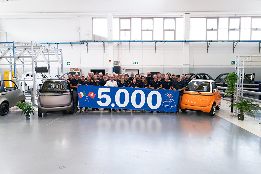 Microlino, Torino’da 5.000’inci aracını üretti
